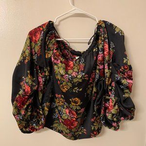 Silk Off-the-Shoulder Top